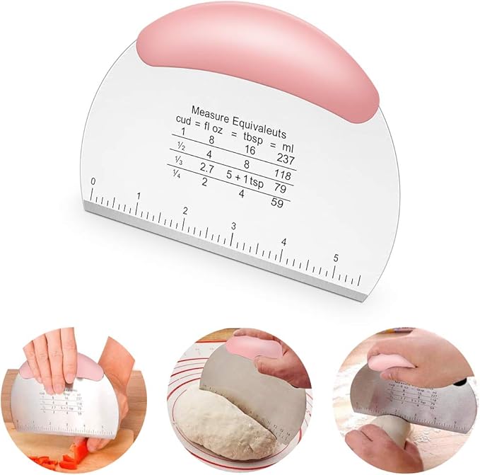 Pastry Cutter, Biscuit Cutter, Dough Scraper, Silicone Baking Mats, Stainless Steel Pastry Blender Set, Dough Cutter Biscuit Cutter Baking Pastry Mat Dough Blender Tools & Pastry Utensils (5 Pcs/Set)