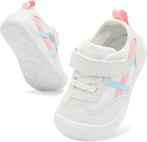 Baby Shoes Boy Girl First Walking Shoe Infant Crib Breathable Sneakers Lightweight Barefoot Shoes for Babies